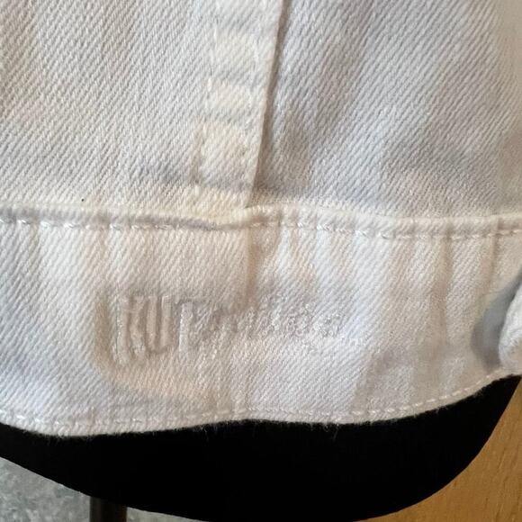 Kut from the Kloth  White Denim women’s large stretch jacket - Picture 8 of 12